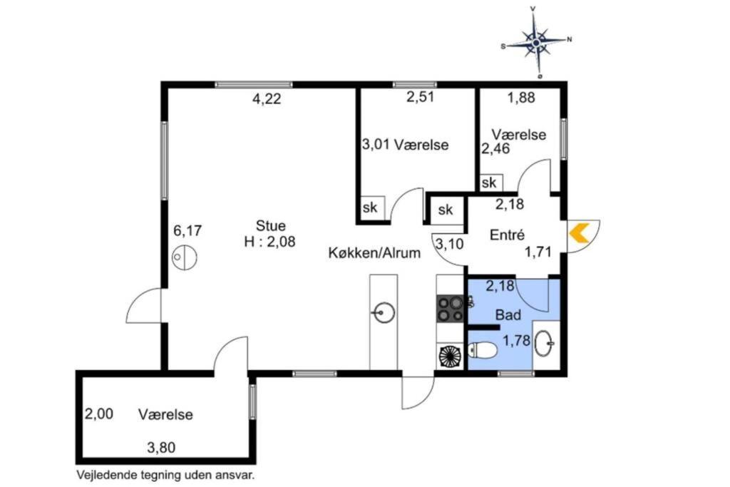 Beautiful And Amazing View - 3 Bedroom Cottage Vinderup 外观 照片